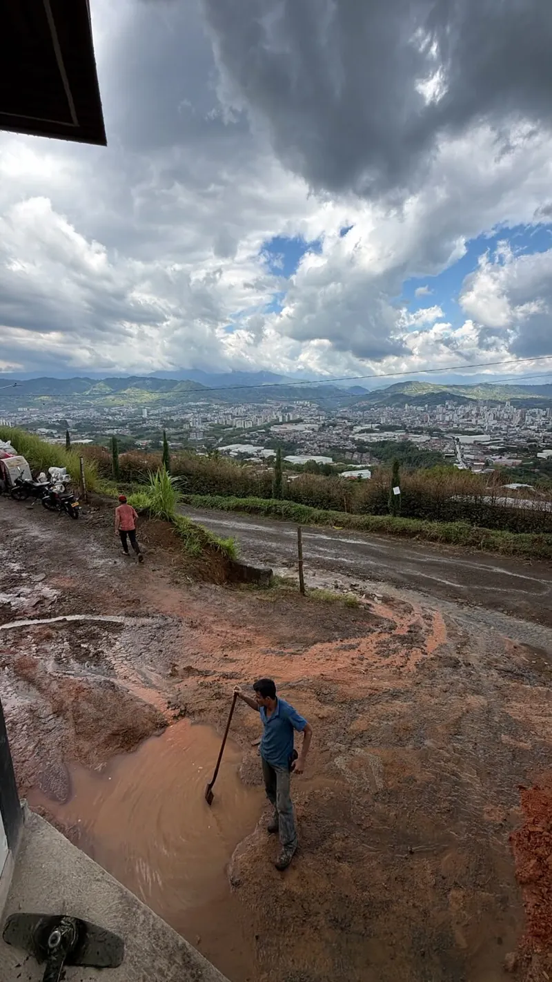 Visita técnica a un lote en la montaña